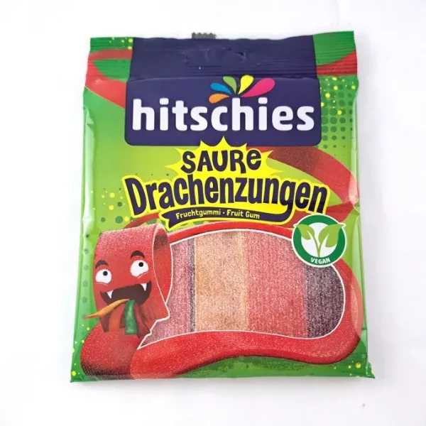 Saure Drachenzungen von Hitschies - erhältlich bei www.guilty-pleasure-box | Candy Shop Schweiz