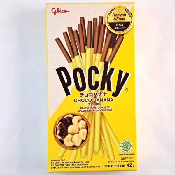 Pocky Choco Banana - auch als Mikado bekannt. Erhältlich bei www.guilty-pleasure-box.com | Candy Shop der Schweiz