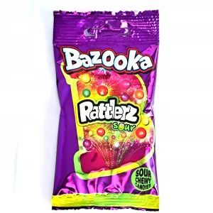 Kaubonbons Bazooka Rattlerz Sour im Candy Shop Schweiz | www.guilty-pleasure-box.com