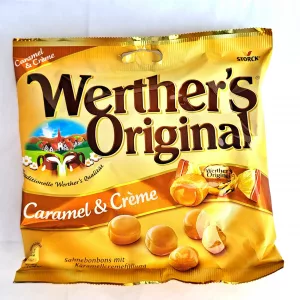 Werther`s Caramel & Crème | Caramelbonbons, erhältlich bei www.guilty-pleasure-box.com | Der Candy Shop der Schweiz